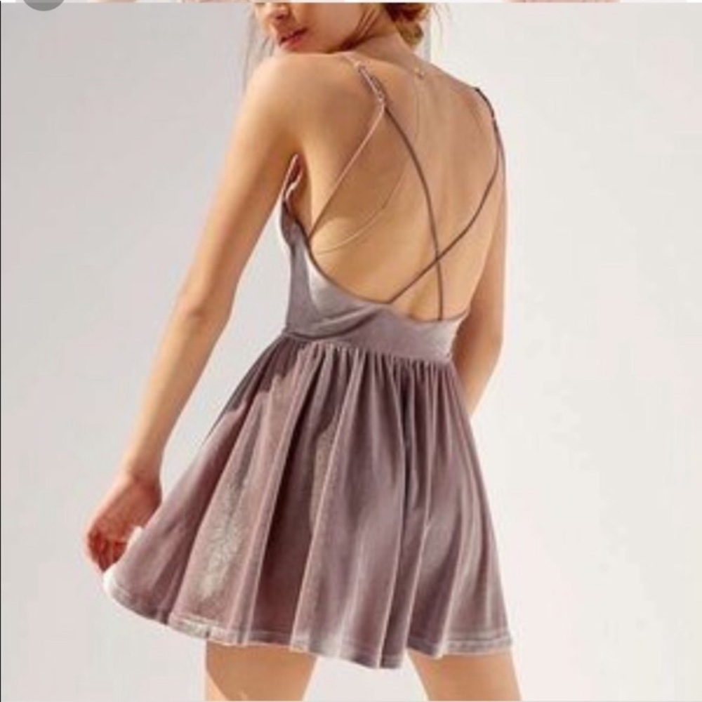 Velvet romper size small